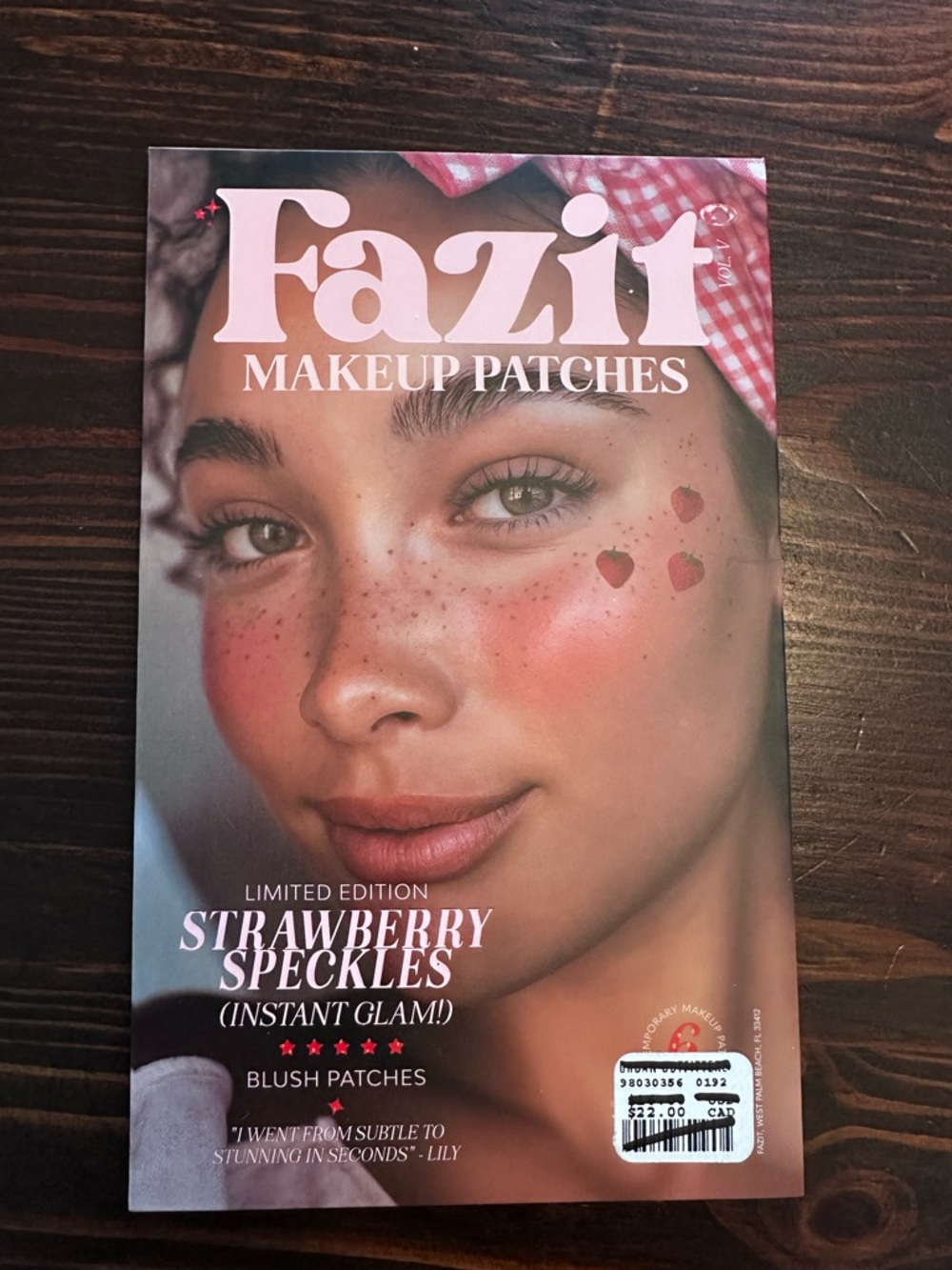 Urban Outfitters Fazit Strawberry Speckles Makeup Patches
